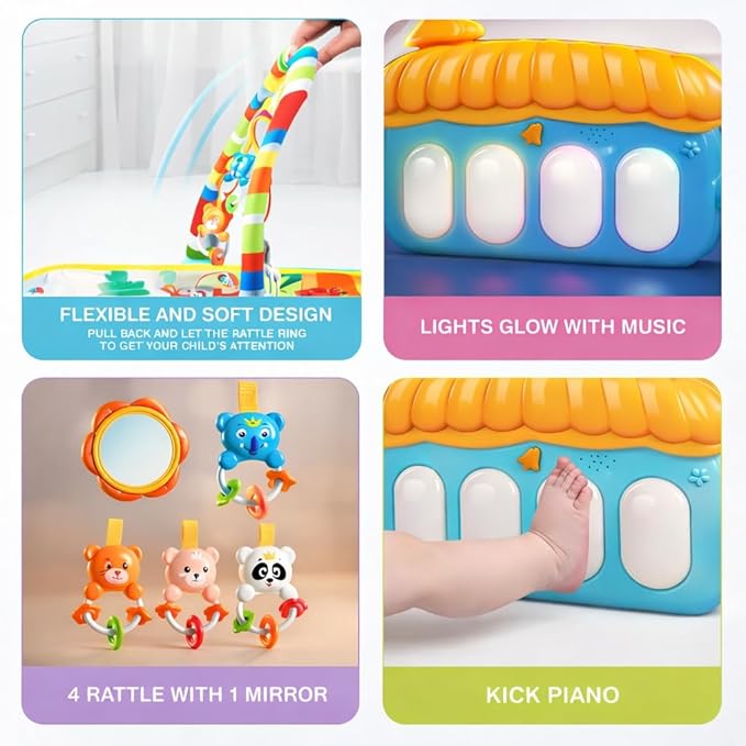 Wonder Mother Baby Play Mat for New Born Baby